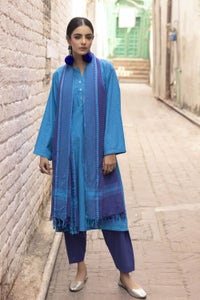 UAE-Jacquard Shirt And Trouser With Jacquard Dupatta WGK-YDS-DE-2568