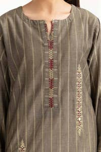 UAE -The Loom Yarn Dyed Embroidered Shirt WGK-YDS-DE-2576