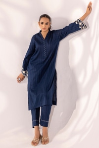 UAE -Yarn Dyed Embroidered Shirt And Trouser WGK-YDS-DE-2661