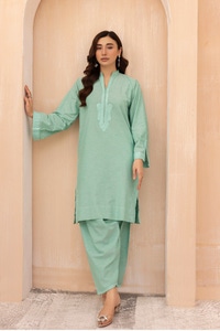 UAE -Yarn Dyed Embroidered Shirt And Trouser WGK-YDS-DE-2667