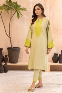 UAE -Yarn Dyed Embroidered Shirt And Trouser WGK-YDS-DE-2670