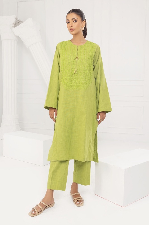 UAE -Yarn Dyed Embroidered Shirt And Trouser WGK-YDS-DE-2796