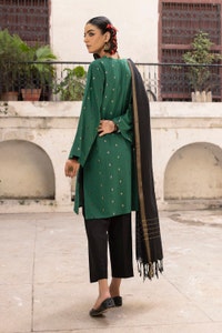 UAE -Yarn Dyed Shirt And Trouser With Dupatta WGK-YDS-DY-2557