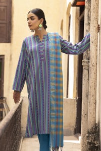 UAE -Jacquard Shirt And Dyed Trouser With Jacquard Dupatta WGK-YDS-DY-2559