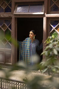 UAE -Jacquard Shirt And Dyed Trouser With Jacquard Dupatta WGK-YDS-DY-2559