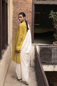 UAE -Jacquard Shirt And Dyed Trouser With Jacquard Dupatta WGK-YDS-DY-2563