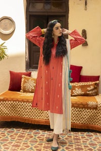 UAE -Yarn Dyed Shirt And Trouser With Dupatta WGK-YDS-DY-2566