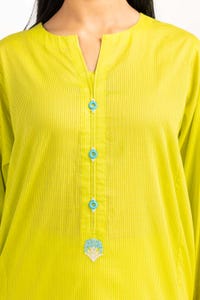 UAE -Har Roz Yarn Dyed Embroidered Shirt And Trouser with Printed Dupatta WGK-YDS-PE-2237