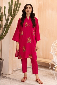 UAE -Yarn Dyed Embroidered Shirt And Trouser WGK-YDW-DE-2885