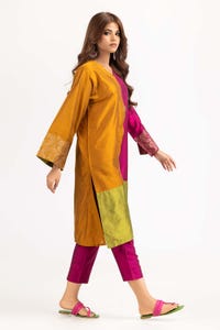 UAE -Color Block Yarn Dyed Block Printed Shirt And Trouser WGK-YDW-SP-2042