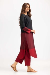 UAE -Color Block Yarn Dyed Block Printed Shirt And Trouser WGK-YDW-SP-2043
