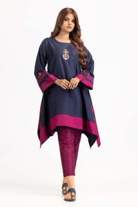 UAE -Color Block Yarn Dyed Block Printed Shirt And Trouser WGK-YDW-SP-2045