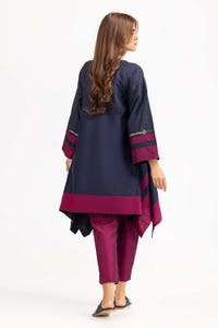 UAE -Color Block Yarn Dyed Block Printed Shirt And Trouser WGK-YDW-SP-2045