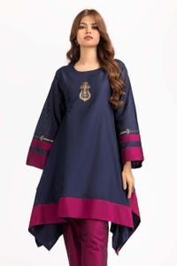 UAE -Color Block Yarn Dyed Block Printed Shirt And Trouser WGK-YDW-SP-2045