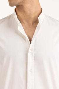 UAE -White Basic Casual Shirt 224-117-003