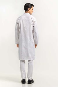 UAE -White Basic Kurta KR-PLN22-053