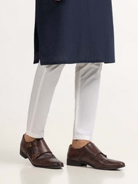 UAE -White Basic Pajama PJ-BLD23-001