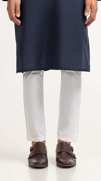 UAE -White Basic Pajama PJ-BLD23-001