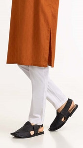 UAE -White Basic Pajama PJ-BLD23-002