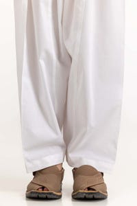 UAE -White Basic Shalwar KSH-CTN23-001