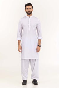 UAE -White Basic Suit SK-P22-112
