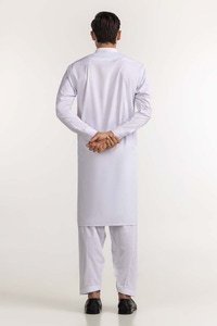 UAE -White Basic Suit SK-P24-007