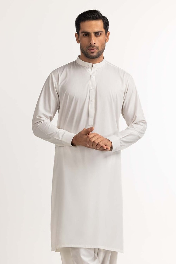 UAE -White Basic Suit SK-P24-011