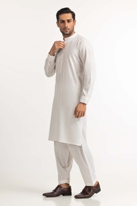 UAE -White Basic Suit SK-P24-011