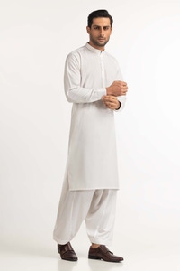 UAE -White Basic Suit SK-P24-011