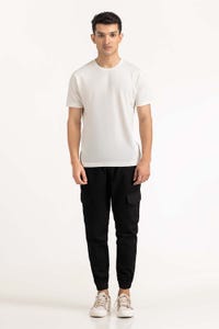 UAE -White Basic Tee TS-CNPK23-053