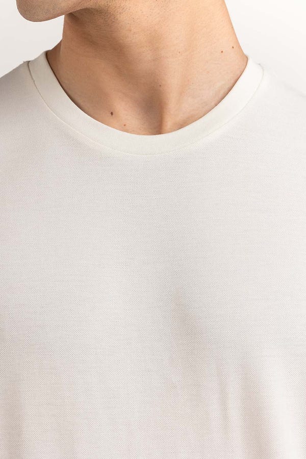 UAE -White Basic Tee TS-CNPK23-053