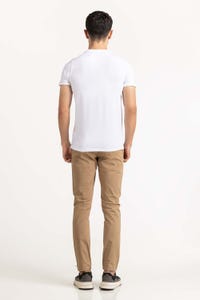 UAE -White Basic Tee TS-CNSJ23-198
