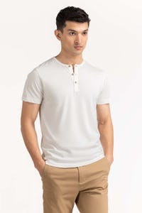 UAE -White Basic Tee TS-HLSJ23-067