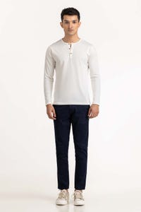 UAE -White Basic Tee TS-HLSJ23-071
