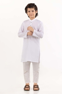 UAE -White Basuc Kurta KR-KPLN22-017