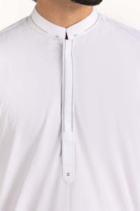 UAE -White Embroidered Kurta KR-EMB22-005