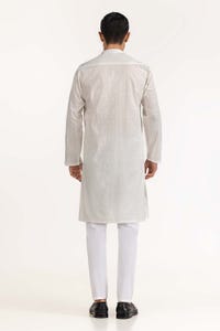UAE -White Embroidered Kurta KR-EMB23-019
