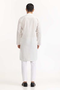 UAE -White Embroidered Kurta KR-EMB23-020