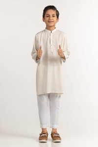 UAE -White Embroidered Kurta KR-KEMB24-002