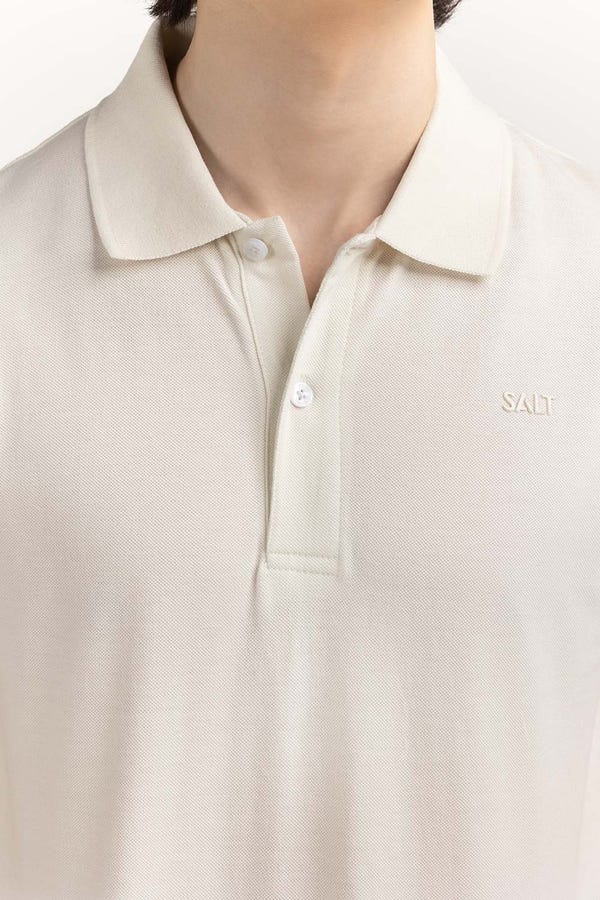 UAE -White Embroidered Polo PS-FPK23-183