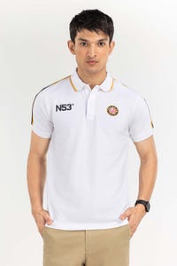 UAE -White Fashion Polo PS-FPK22-032