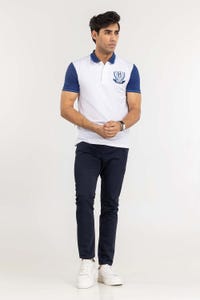 UAE -White Fashion Polo PS-FPK22-044