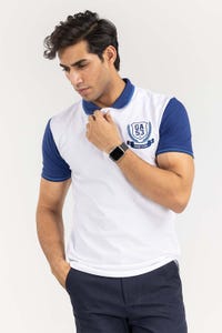 UAE -White Fashion Polo PS-FPK22-044