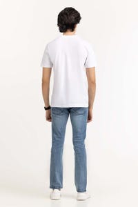 UAE -White Graphic Tee TS-CNSJ23-116