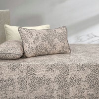 UAE -White Leopard T-150 Bed Sheet Set