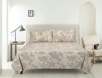 UAE -White Leopard T-150 Bed Sheet Set