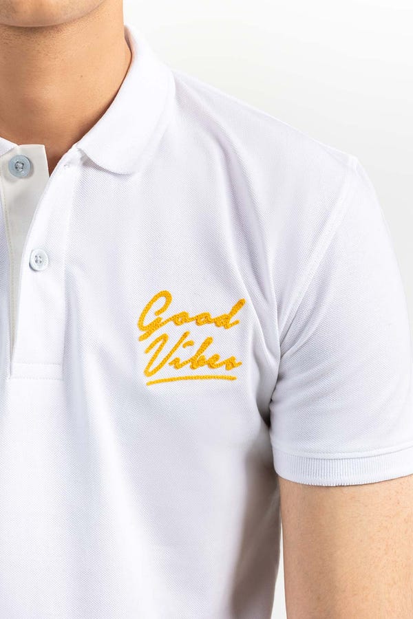 UAE -White Sport Polo PKP-SP-114