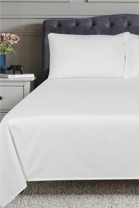 UAE -White T-600 Bed Sheet Set