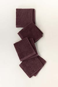 UAE -Wood Combed Face Towel Set 4pc