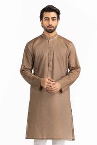 UAE -Wood Brown Styling Kurta KR-STY22-038